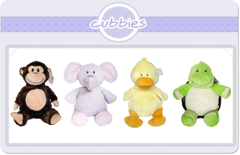 Cubbies with Custom Embroidery