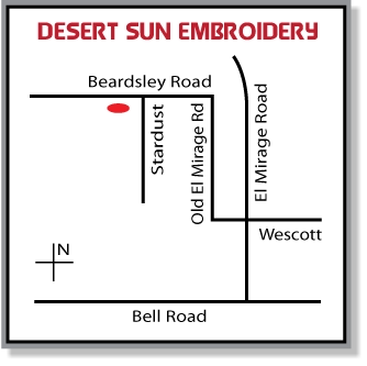 Map To Desert Sun Embroidery